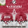 Arkansas Razorbacks Baseball Peanuts Night Happiness Is 75 Years Hoodie