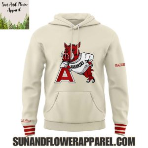 Arkansas Razorbacks Men’s Basketball 2025 Chainstitch Logo Limited Edition Hoodie