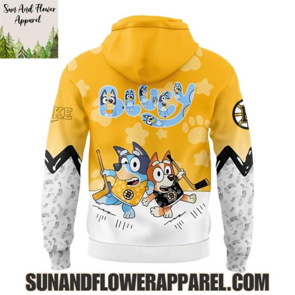 Boston Bruins 2025 Bluey And Bingo Hoodie