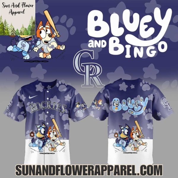 Colorado Rockies 2025 Bluey And Bingo Hoodie