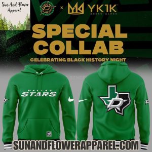 Dallas Stars Special Collab Celebrating Black History Night Hoodie