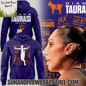 Diana Taurasi x Phoenix Mercury 2025 White Mamba Special New Edition Hoodie