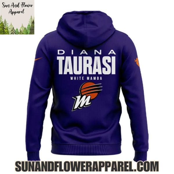 Diana Taurasi x Phoenix Mercury 2025 White Mamba Special New Edition Hoodie