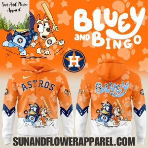 Houston Astros 2025 Bluey And Bingo Hoodie