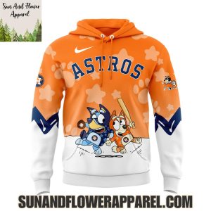 Houston Astros 2025 Bluey And Bingo Hoodie