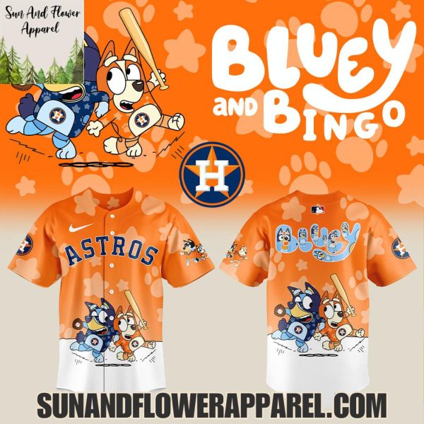 Houston Astros 2025 Bluey And Bingo Hoodie