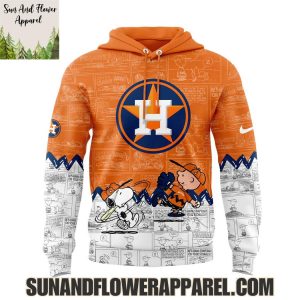 Houston Astros Peanuts Night Happiness Is 75 Years Hoodie