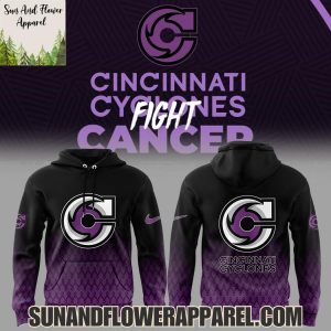 Cincinnati Cyclones 2025 Fight Cancer Limited Edition Hoodie