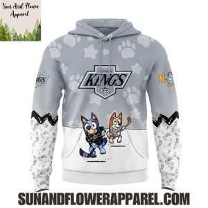 Los Angeles Kings 2025 Bluey And Bingo Hoodie