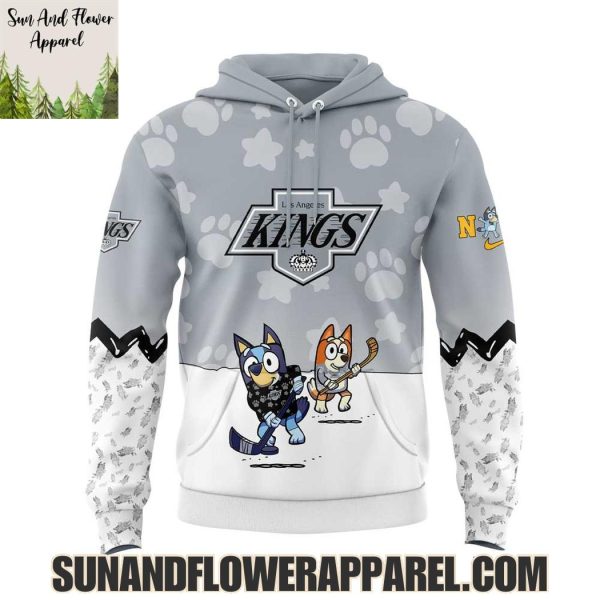 Los Angeles Kings 2025 Bluey And Bingo Hoodie