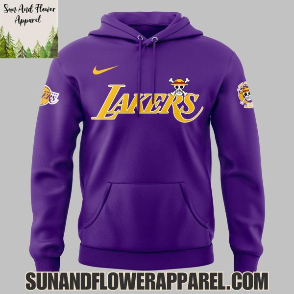 Los Angeles Lakers One Piece 2025 Special Edition Hoodie