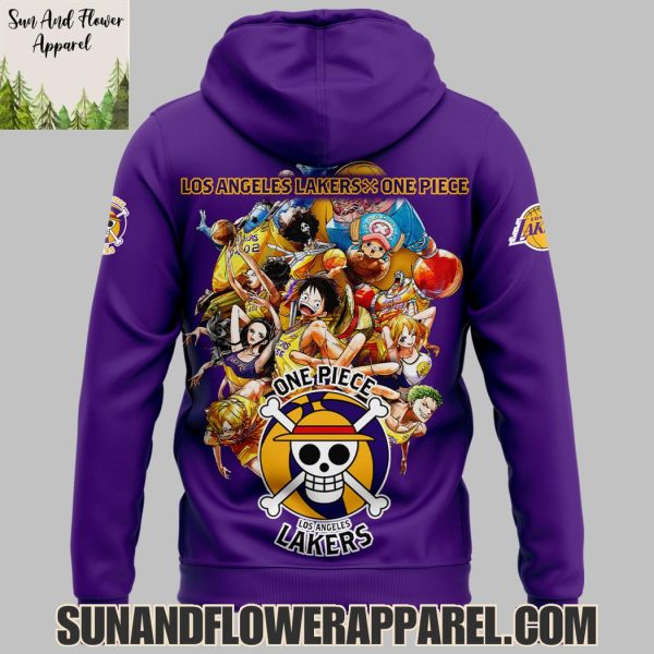 Los Angeles Lakers One Piece 2025 Special Edition Hoodie