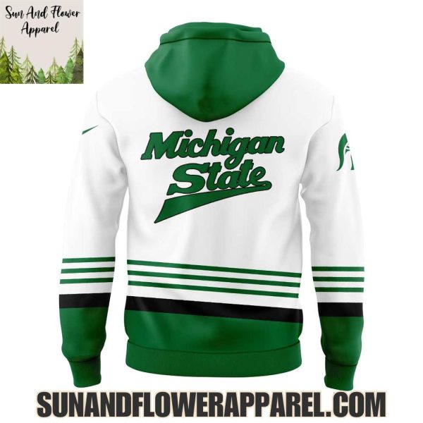 Michigan State Spartans Men’s Ice Hockey 2025 Kelly Greens Uniform Hoodie