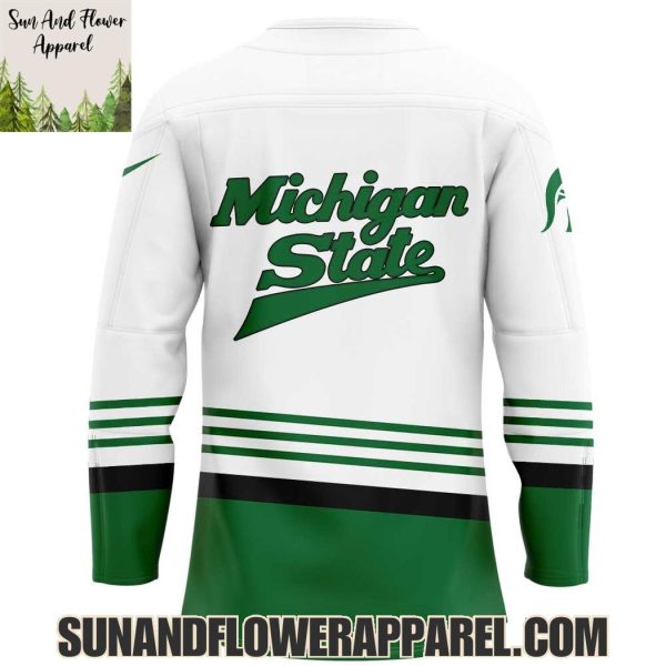 Michigan State Spartans Men’s Ice Hockey 2025 Kelly Greens Uniform Hoodie