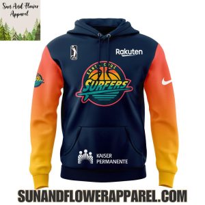 NBA League Santa Cruz Warriors 2025 Surfers Threads Limited Edition Hoodie