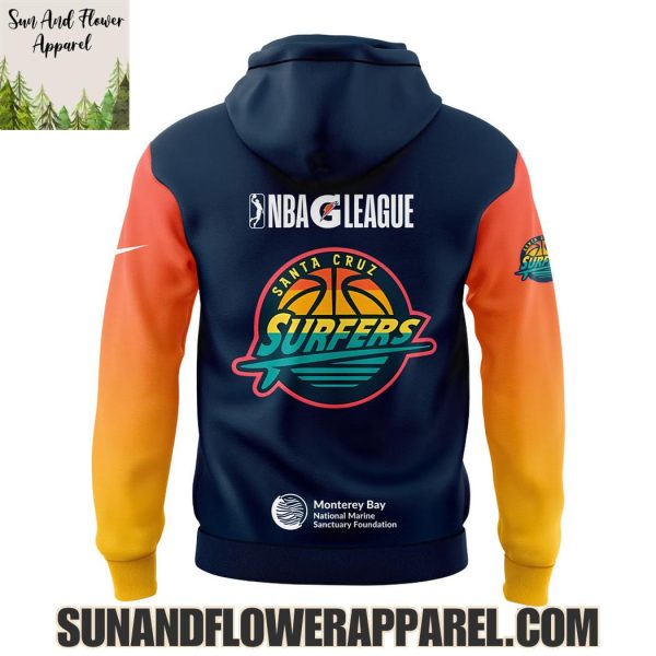 NBA League Santa Cruz Warriors 2025 Surfers Threads Limited Edition Hoodie