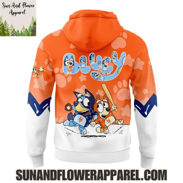 New York Mets 2025 Bluey And Bingo Hoodie