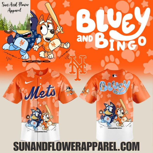 New York Mets 2025 Bluey And Bingo Hoodie