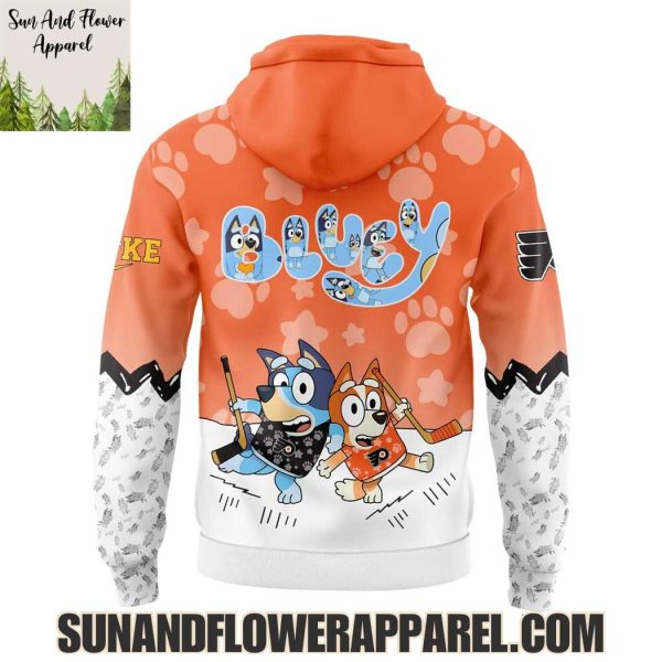 Philadelphia Flyers 2025 Bluey And Bingo Hoodie