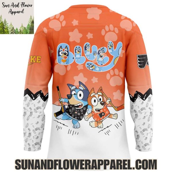 Philadelphia Flyers 2025 Bluey And Bingo Hoodie