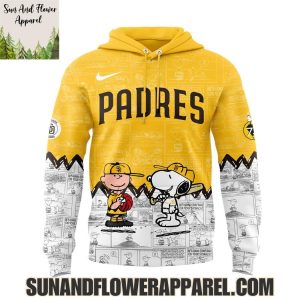 San Diego Padres Peanuts Night Happiness Is 75 Years Hoodie