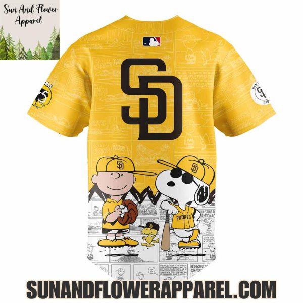 San Diego Padres Peanuts Night Happiness Is 75 Years Hoodie