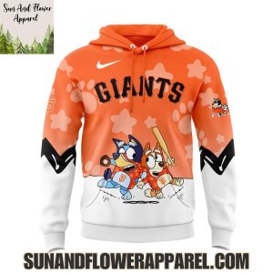 San Francisco Giants 2025 Bluey And Bingo Hoodie