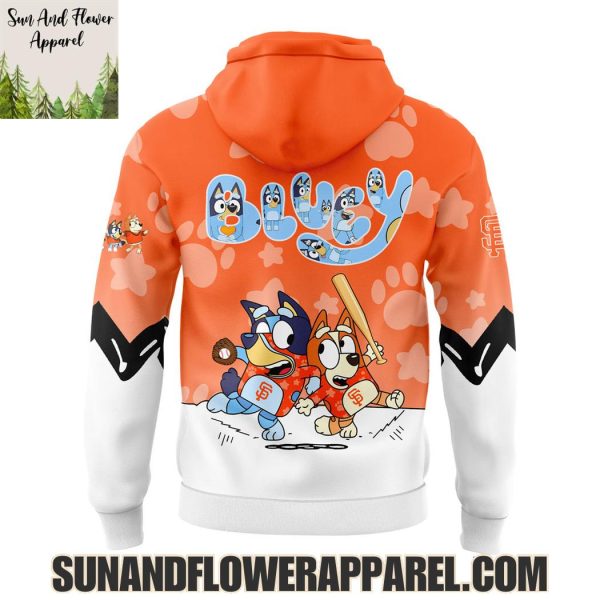 San Francisco Giants 2025 Bluey And Bingo Hoodie