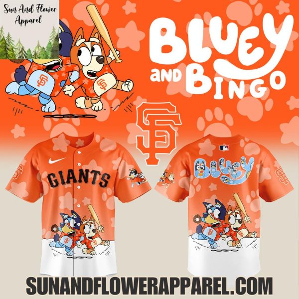 San Francisco Giants 2025 Bluey And Bingo Hoodie