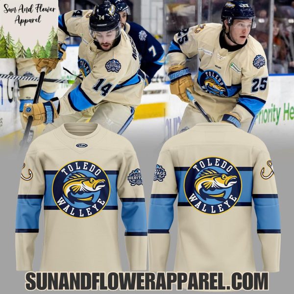 Toledo Walleye 2025 Hockey Heritage Uniform  Hoodie