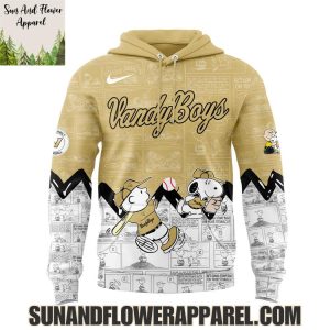 Vanderbilt Commodores Baseball Peanuts Night Happiness Is 75 Years Hoodie