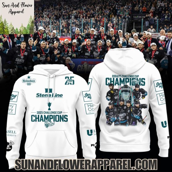 2024/25 Challenge Cup Champions Belfast Giants Limited Edition Hoodie