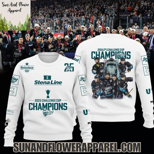 2024/25 Challenge Cup Champions Belfast Giants Limited Edition Hoodie