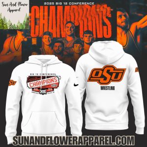 2025 Big 12 Conference Champiosn Oklahoma State Cowboys Limited Edition Hoodie