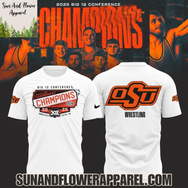 2025 Big 12 Conference Champiosn Oklahoma State Cowboys Limited Edition Hoodie