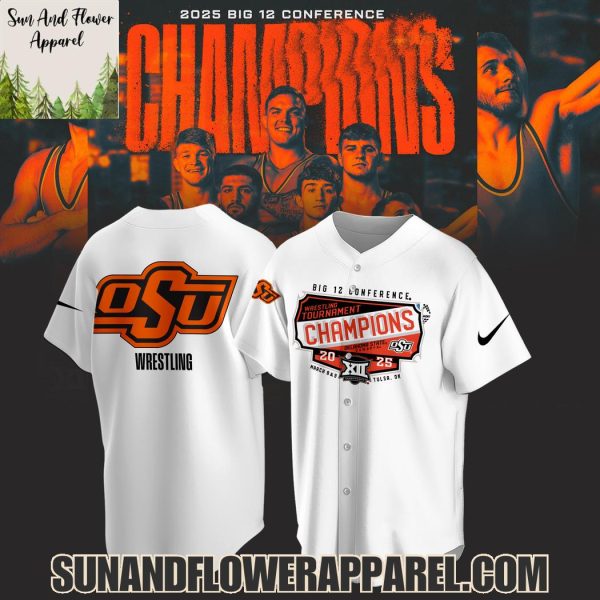 2025 Big 12 Conference Champiosn Oklahoma State Cowboys Limited Edition Hoodie