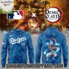 2025 Los Angeles Dodgers x Inosuke Hashibira Demon Slayer Kimetsu No Yaiba Limited Edition Hoodie