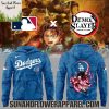 2025 Los Angeles Dodgers x Zenitsu Agatsuma Demon Slayer Kimetsu No Yaiba Limited Edition Hoodie