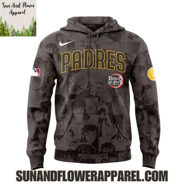 2025 San Diego Padres x Inosuke Hashibira Demon Slayer Kimetsu No Yaiba Limited Edition Hoodie