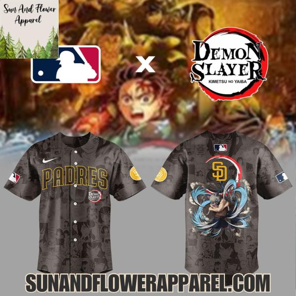 2025 San Diego Padres x Inosuke Hashibira Demon Slayer Kimetsu No Yaiba Limited Edition Hoodie