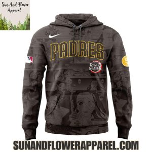 2025 San Diego Padres x Nezuko Kamado Demon Slayer Kimetsu No Yaiba Limited Edition Hoodie