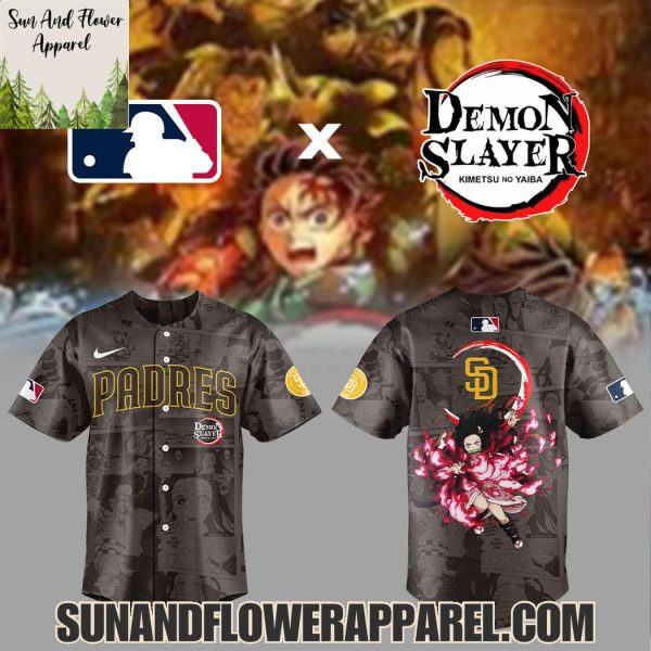 2025 San Diego Padres x Nezuko Kamado Demon Slayer Kimetsu No Yaiba Limited Edition Hoodie