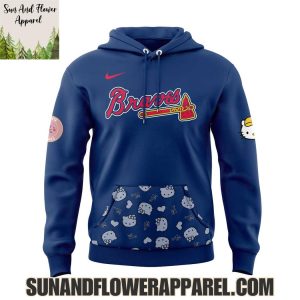 Atlanta Braves Hello Kitty Night 2025 Special Edition Hoodie