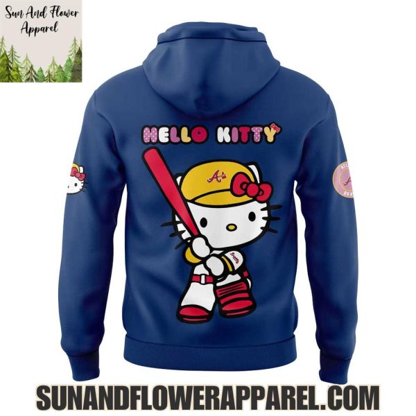 Atlanta Braves Hello Kitty Night 2025 Special Edition Hoodie