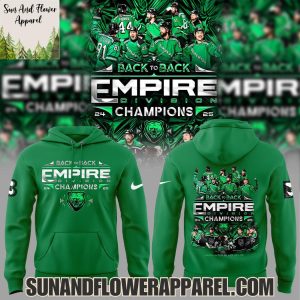 Back To Back Empire Division Champions 2025 Binghamton Black Bears Limited Edition Hoodie