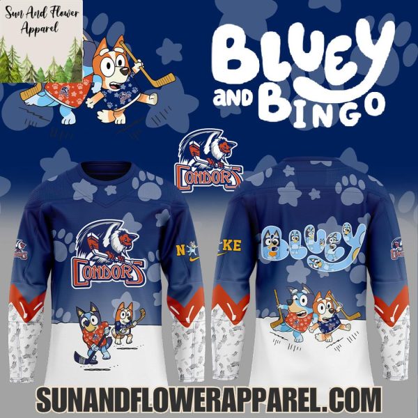 Bakersfield Condors 2025 Bluey And Bingo Hoodie