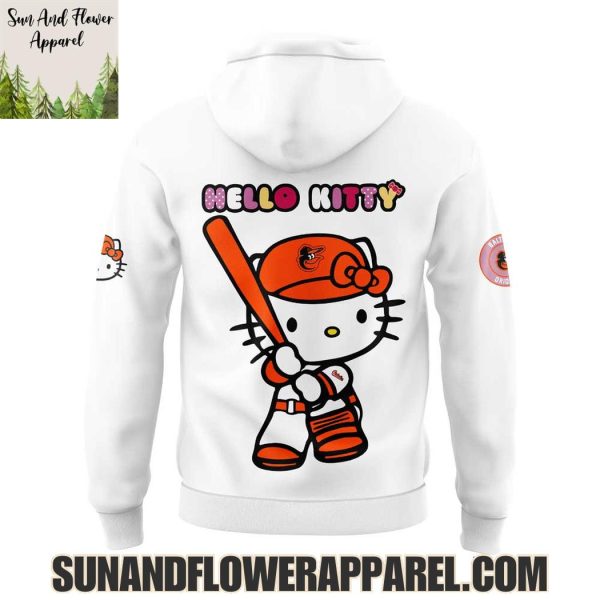 Baltimore Orioles Hello Kitty Night 2025 Special Edition Hoodie