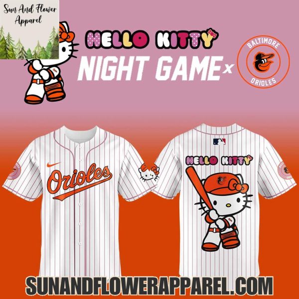 Baltimore Orioles Hello Kitty Night 2025 Special Edition Hoodie