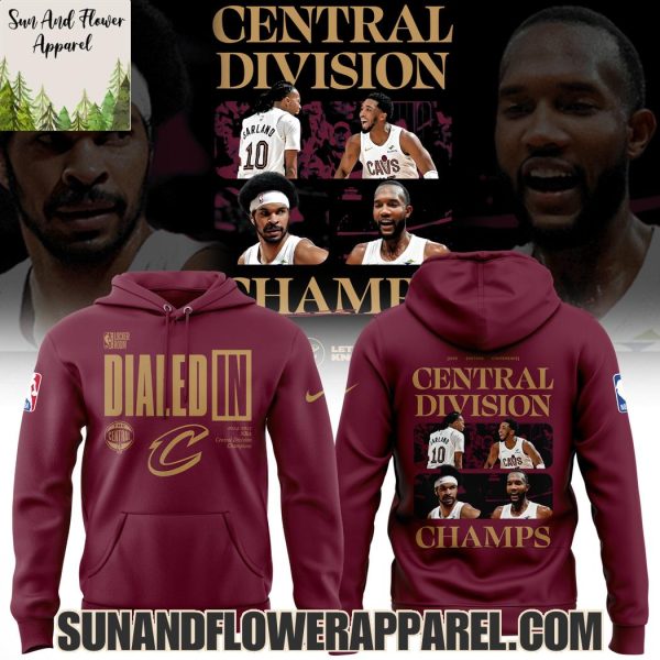 Central Division Champs 2025 Cleveland Cavaliers Limited Edition Hoodie