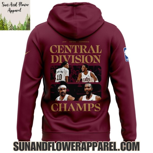 Central Division Champs 2025 Cleveland Cavaliers Limited Edition Hoodie